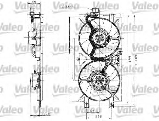 VALEO 698526 Electric Motor, radiator fan
